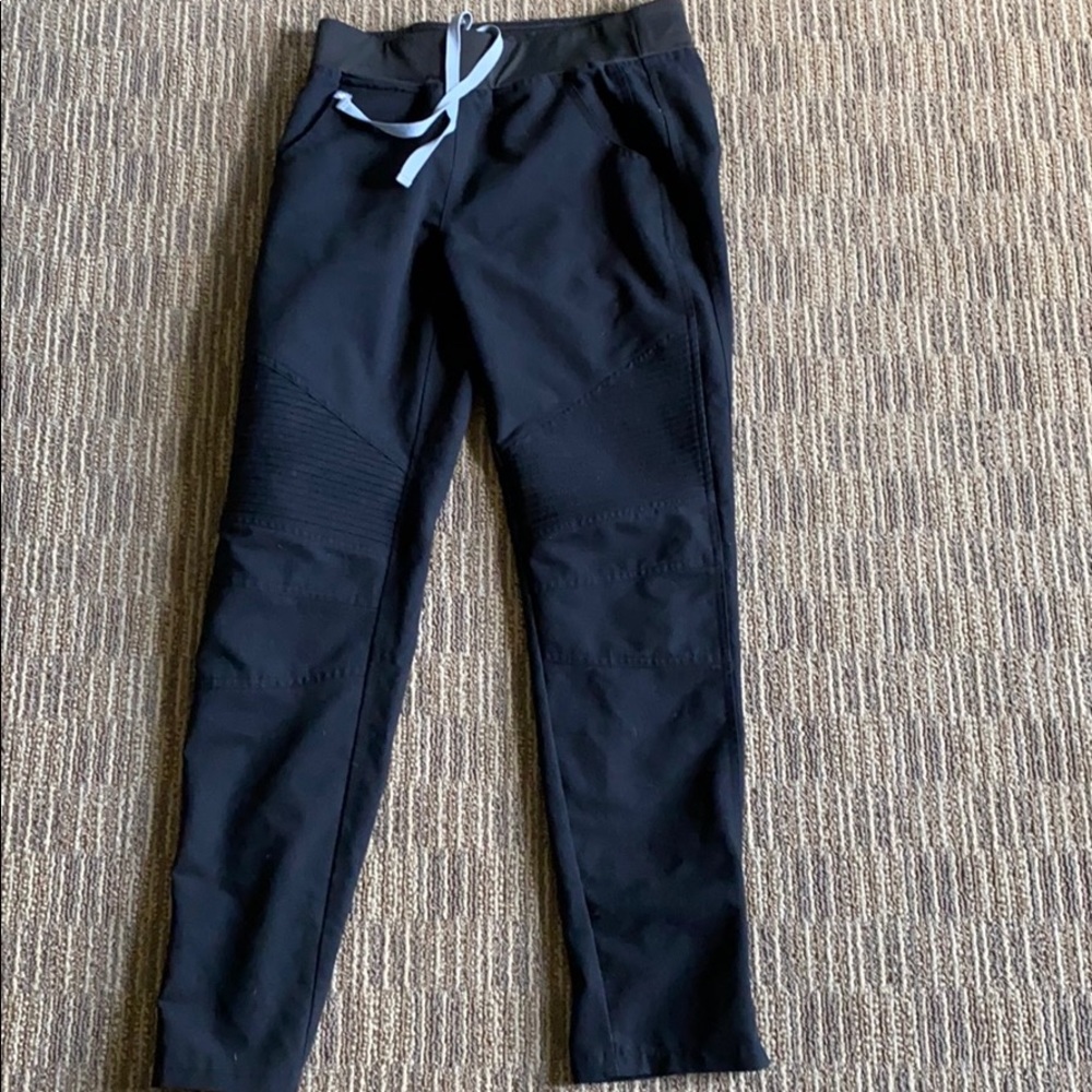 XS Figs motto skinny straight leg pants